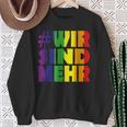 Gegen Rassismus Und Gegen Rechts Wir Sind Mehr Sweatshirt Geschenke für alte Frauen