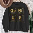 Genius Tavola Periodica Elementi Scienza Geek E Nerd Felpa Regalos para ancianas
