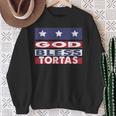 God Bless Tortas Sweatshirt Gifts for Old Women