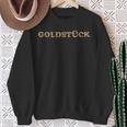 Goldstück Golden Lettering Word Game Sayings Sweatshirt Geschenke für alte Frauen