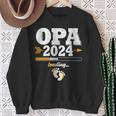 Grandpa 2024 Loading Werdender Opa Sweatshirt Geschenke für alte Frauen