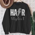 Hairdresser Hairstylists Hairstyling Beautician Hair Salon Sweatshirt Gifts for Old Women