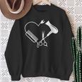 Hairdresser Salon Barber Hairstylist Hairdresser Sweatshirt Geschenke für alte Frauen