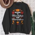 Happy Friendsgiving Thanksgiving Friends Holiday Friendship Sweatshirt Gifts for Old Women