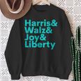 Harris Walz Joy Liberty Harris Walz Waltz 2024 Retro Sweatshirt Gifts for Old Women