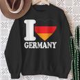 With I Heart Deutschland I Heart Germany Germany Flag Sweatshirt Geschenke für alte Frauen