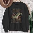 Hecht Angler Saying Sweatshirt Geschenke für alte Frauen