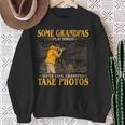 Herren Coole Opas Nehmen Sie Fotos Goldener Eleganter Stil Sweatshirt Geschenke für alte Frauen