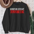 With Hinten Steht Auch Wat Sweatshirt Geschenke für alte Frauen