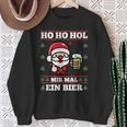 Ho Ho Hol Mir Mal Ein Bier Ugly Christmas S Sweatshirt Geschenke für alte Frauen