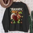 Holiday Turkey Rex Thanksgiving Dinosaur T-Rex Turkey Sweatshirt Gifts for Old Women