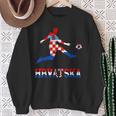 Hrvatska Croatia Croatia Football Team Croatia Croatia Football Sweatshirt Geschenke für alte Frauen