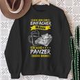 Ich Bin Ein Einfacher Mann Ich Mag Panzer Und Bier Sweatshirt Geschenke für alte Frauen