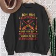 Ich Bin Elektriker Und Kein Gott Bin Elektriker Und Kein Gott Sweatshirt Geschenke für alte Frauen