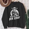 Ich Bin Hier Der Schäf Sweatshirt Geschenke für alte Frauen