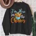 Ich Bin Hier Für Die Churros Liebt Nachtisch Mexikanisches Essen Churros Sweatshirt Geschenke für alte Frauen