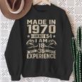 Ich Bin Nicht 54 Ich Bin 18 Jahre Alt Und Habe 36 Jahre Olt Geburtstag 1970 Sweatshirt Geschenke für alte Frauen