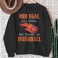 Ich Egal Wie Klein Der Raum Ist Feuerball Rollenspiel Zauber German Sweatshirt Geschenke für alte Frauen