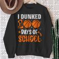 Ich Habe 100 Tage In Der Schule Eingetaucht Basketball 100 Tag Lehrer Sweatshirt Geschenke für alte Frauen