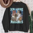 Ich Liebe Musch Sweatshirt Geschenke für alte Frauen