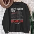 Ich Schnarche Nicht Träume Damplokführer Sweatshirt Geschenke für alte Frauen