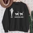 Ich Und Meine Follower Cat Kitten Cat Sweatshirt Geschenke für alte Frauen