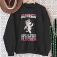 Ich Werde Nicht Aufgeben Aber Die Ganze Zeit Fluchen German Langu Sweatshirt Geschenke für alte Frauen