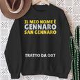 Il Mio Nome È Gennaro Regalo Testo Divertente Nome Persona Felpa Regalos para ancianas
