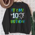 It's My 10Th Birthday Scooter Skating 10 Year Old Birthday Sweatshirt Gifts for Old Women