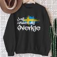 Jag Älsker Dig Sverige Sweden Holiday And Camping Sweatshirt Geschenke für alte Frauen