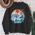 Japonés Monte Fuji Gran Ola Kanagawa Japón Arteintage Camisa de entrenamiento Regalos para ancianas