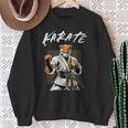 Karateka Karate Fox Sweatshirt Geschenke für alte Frauen