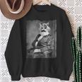 Karl Marx As A Catintage Photo Portrait Meme S Sweatshirt Geschenke für alte Frauen