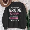 Kinder Ich Werde Große Cousin 2025 Große Cousin Geladen 2025 Sweatshirt Geschenke für alte Frauen