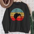 Kiwi Bird Retrointage Sunset New Zealand Animals Kiwi Bird S Sweatshirt Geschenke für alte Frauen