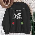 La Batterie M'appelle Idée Cadeau Drôle Musicien Batterie Sweater e Cadeaux pour les femmes âgées
