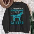 Labrador Glitter Dog Hair Dog Owners Sweatshirt Geschenke für alte Frauen