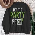 Lasciate Che Il Partito Cominciare Divertente Gin Tonic Alcolici Cocktail Alcolici Felpa Regalos para ancianas