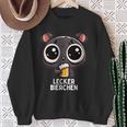 Lecker Bierchen Sad Hamster Meme Sweatshirt Geschenke für alte Frauen