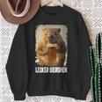 Lecker Bierchen Wombat Sweatshirt Geschenke für alte Frauen