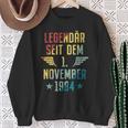 Legendär Seit 1 November 1984 Geburtstag Am 1111984 Sweatshirt Geschenke für alte Frauen