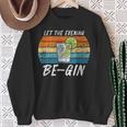 Let The Evening Be-Gin Gin Tonic Alcohol Felpa Regalos para ancianas