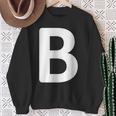 Letter B Sweatshirt Geschenke für alte Frauen