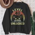 Level 40 Unlocked 40 Anni Regalo Per Uomo E Donna Felpa Regalos para ancianas