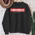 Lewwerworsche Is Es Beschde Gemies Palatine Humour S Sweatshirt Geschenke für alte Frauen