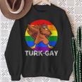 Lgbt Pride Gay Lesbian Turkey Matching Thanksgiving Sweatshirt Gifts for Old Women