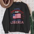 Liberia 177Th Independence Day Liberian Pride Liberia Flag Sweatshirt Gifts for Old Women