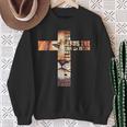 Lion Judah Jesus Cross Christ Bibleerse Faith Church Sweatshirt Geschenke für alte Frauen