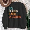 Lisa La Donna Il Mito La Leggenda Nome Lisa Felpa Regalos para ancianas