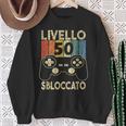 Livello 50 Sbloccatoideogiochi 50° Compleanno Felpa Regalos para ancianas